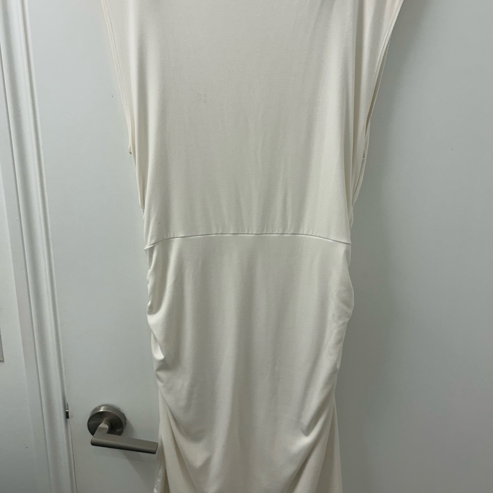 Aritzia Cream Midi Dress